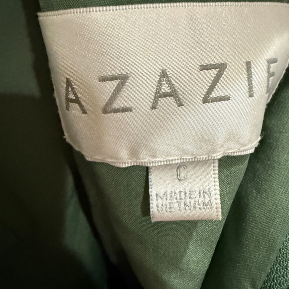 Azazie Green Sleeveless Sweetheart Maxi Gown Bridesmaid Wedding Eucalyptus C=14 - Picture 5 of 5